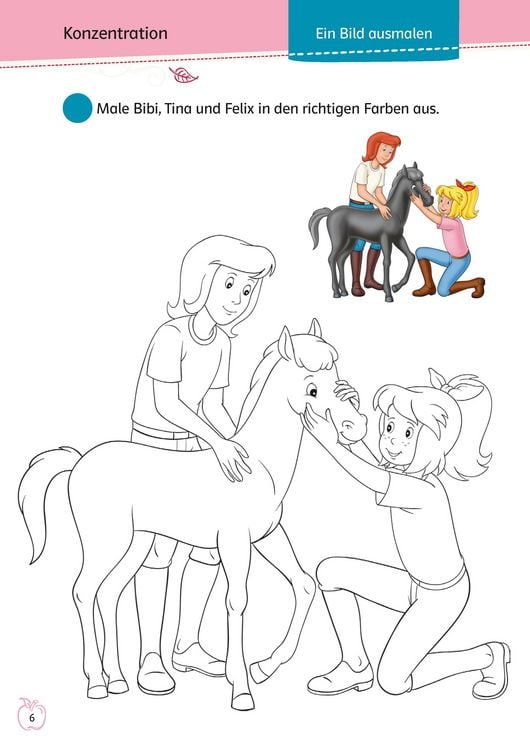 Produktbild: Bibi & Tina: Mein pferdestarkes Vorschulbuch