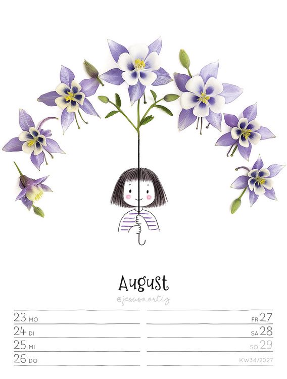 Produktbild: Little Dreams Wochenplaner Kalender 2027