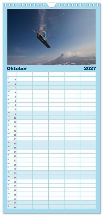 Produktbild: Familienplaner 2027 - Faskination mit 5 Spalten (Wandkalender, 21 x 45 cm) CALVENDO