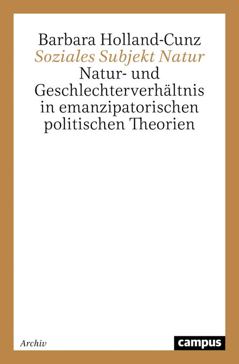 Produktbild: Soziales Subjekt Natur