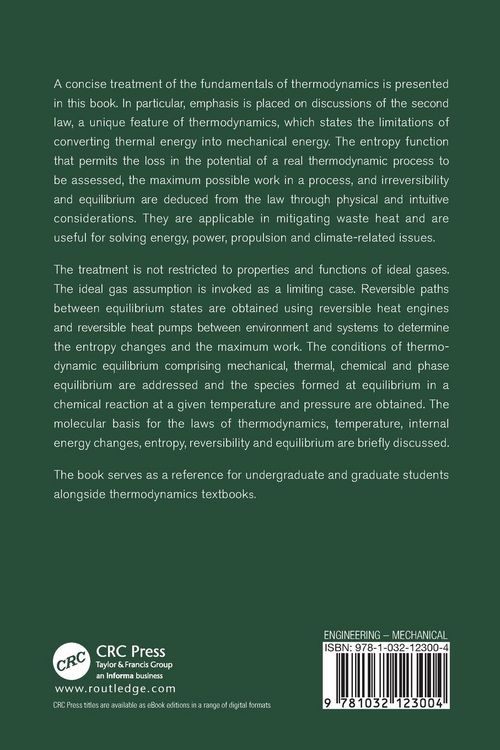 Produktbild: Fundamentals of Thermodynamics