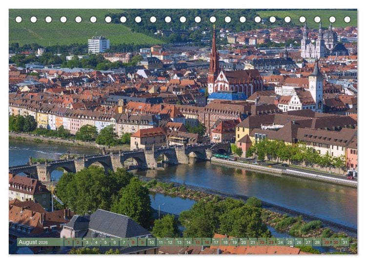 Produktbild: Romantisches Mainfranken (Tischkalender 2026 DIN A5 quer), CALVENDO Monatskalender