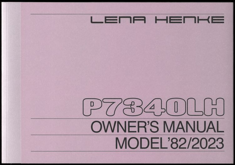 Produktbild: Lena Henke: P7340LH