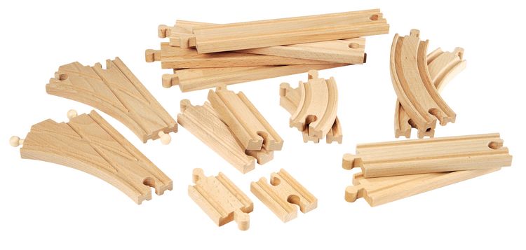Produktbild: BRIO World - Mittleres Schienensortiment