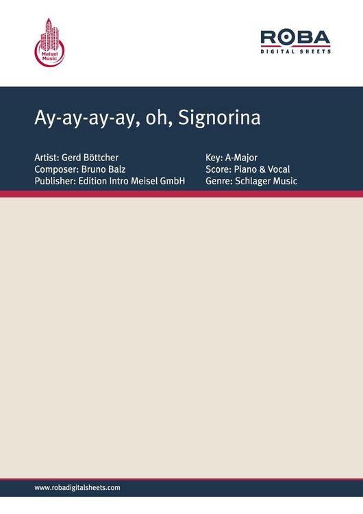 Produktbild: Ay-ay-ay-ay, oh, Signorina
