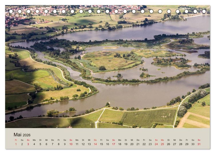 Produktbild: Mittelfranken - Das fr&auml;nkische Seenland (Tischkalender 2026 DIN A5 quer), CALVENDO Monatskalender