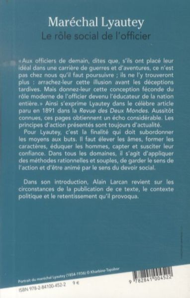 Produktbild: Le r&ocirc;le social de l'officier