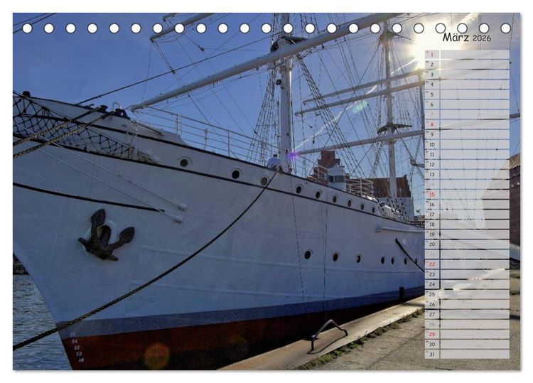 Produktbild: Stralsund. Das Tor zur Insel R&uuml;gen (Tischkalender 2026 DIN A5 quer), CALVENDO Monatskalender