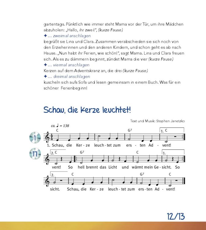Produktbild: Advent und Weihnachten feiern in der Kita, m. Audio-CD
