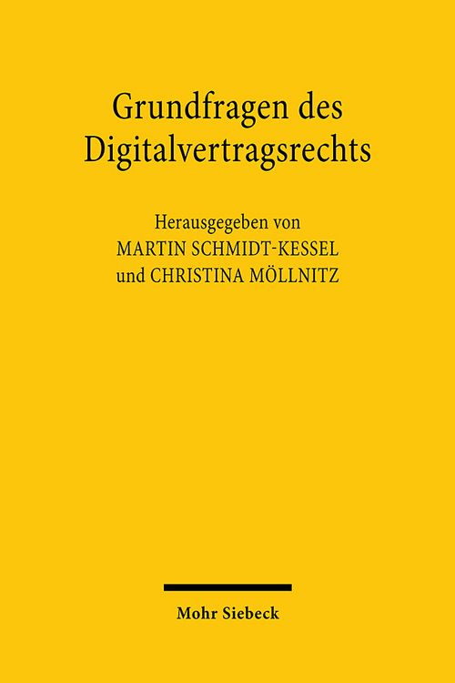 Produktbild: Grundfragen des Digitalvertragsrechts