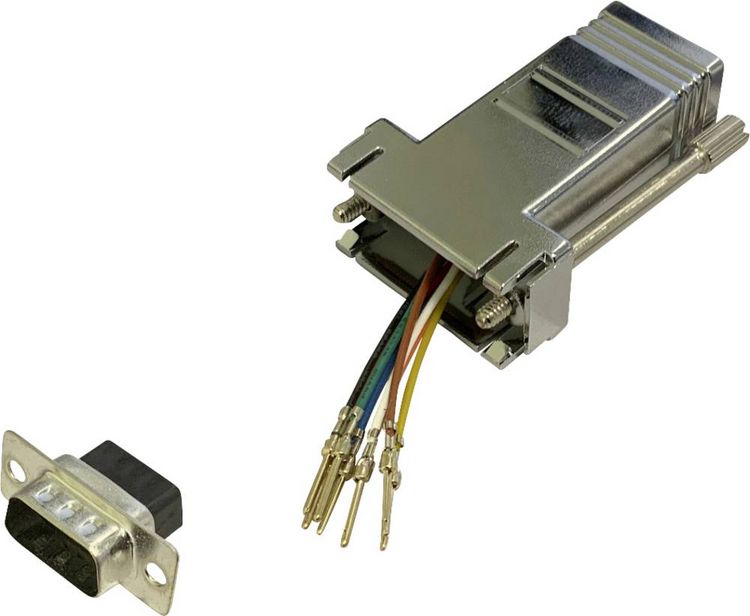 Produktbild: BKL Electronic 10121111 Adapter D-SUB-Stecker 9pol. - RJ45-Buchse 1 St. Single