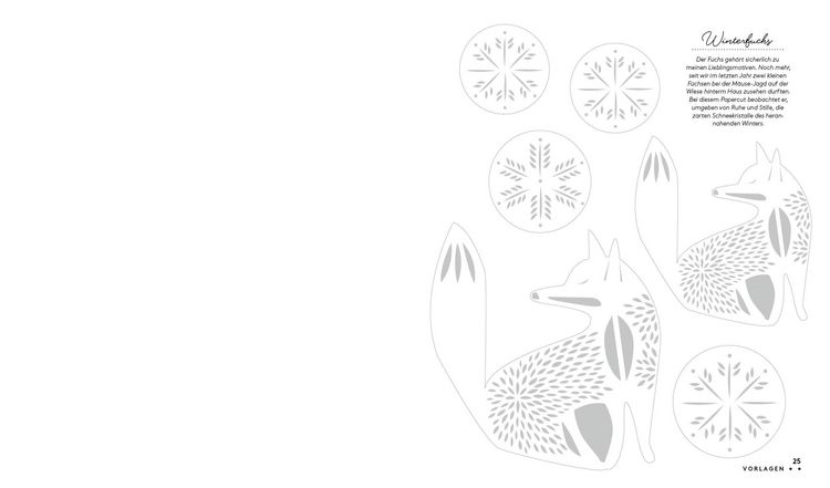 Produktbild: Set: Christmas Papercut &ndash; Die Vorlagenmappe mit Anleitung und 20 weihnachtlichen Papierschnitt-Motiven zum Sofort-Loslegen