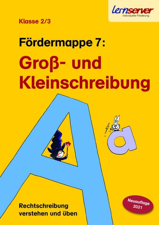 Produktbild: Lernserver-F&ouml;rdermappe 7: Gro&szlig;- und Kleinschreibung