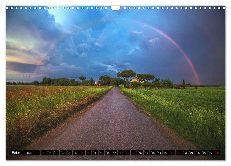 Produktbild: DIE TOSKANA IM FR&Uuml;HLING (Wandkalender 2026 DIN A3 quer), CALVENDO Monatskalender