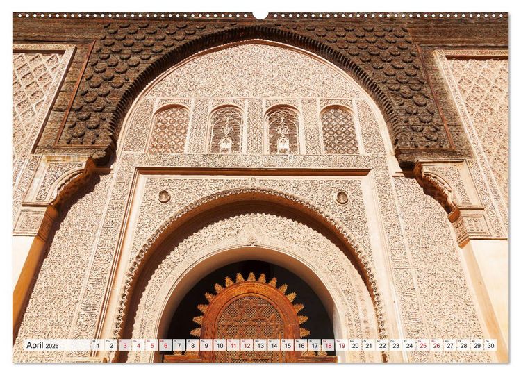 Produktbild: Marrakesch - Perle des S&uuml;dens (hochwertiger Premium Wandkalender 2026 DIN A2 quer), Kunstdruck in Hochglanz
