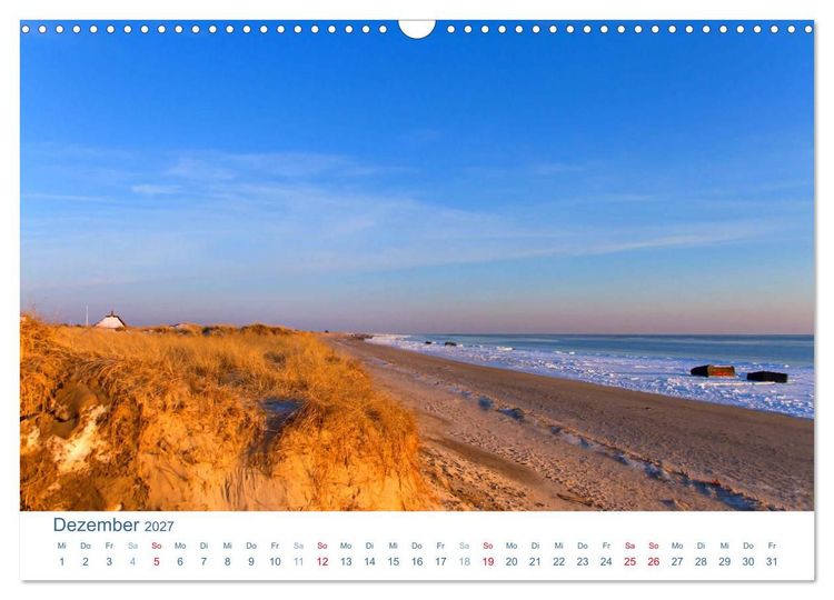 Produktbild: Bl&aring;vand 2027 (Blavand). Impressionen von D&auml;nemarks Nordseek&uuml;ste (Wandkalender 2027 DIN A3 quer), CALVENDO Monatskalender