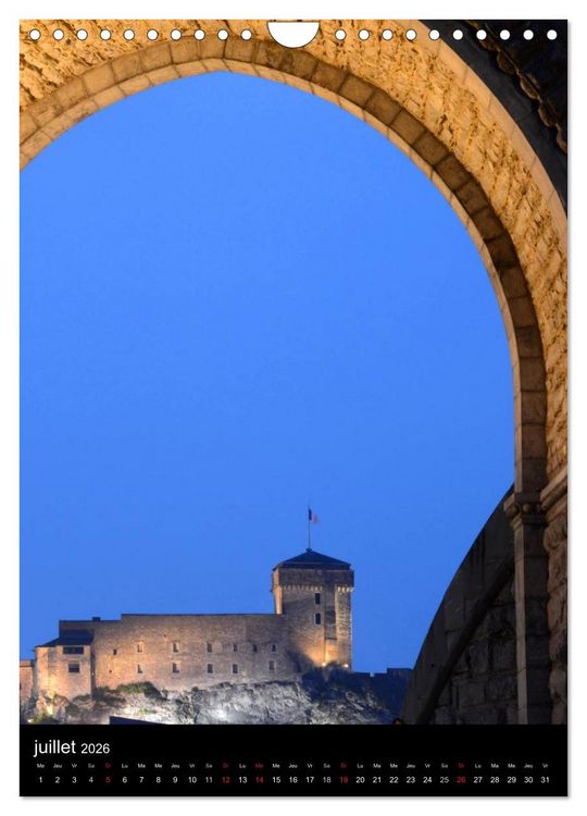 Produktbild: Lourdes en lumi&egrave;re (Calendrier mural 2026 DIN A4 horizontal), CALVENDO calendrier mensuel