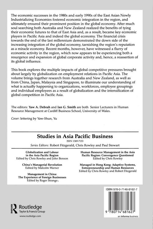 Produktbild: Work and Employment in a Globalized Era