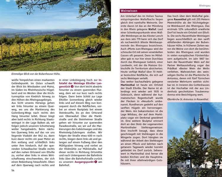 Produktbild: ROTHER Wanderbuch Wandern und Wein - Rheingau &ndash; Rheinhessen mit Bergstra&szlig;e.