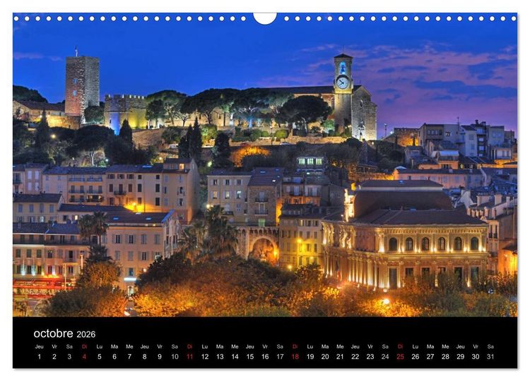 Produktbild: C&ocirc;te d'Azur entre Mer et Montagne (Calendrier mural 2026 DIN A3 vertical), CALVENDO calendrier mensuel