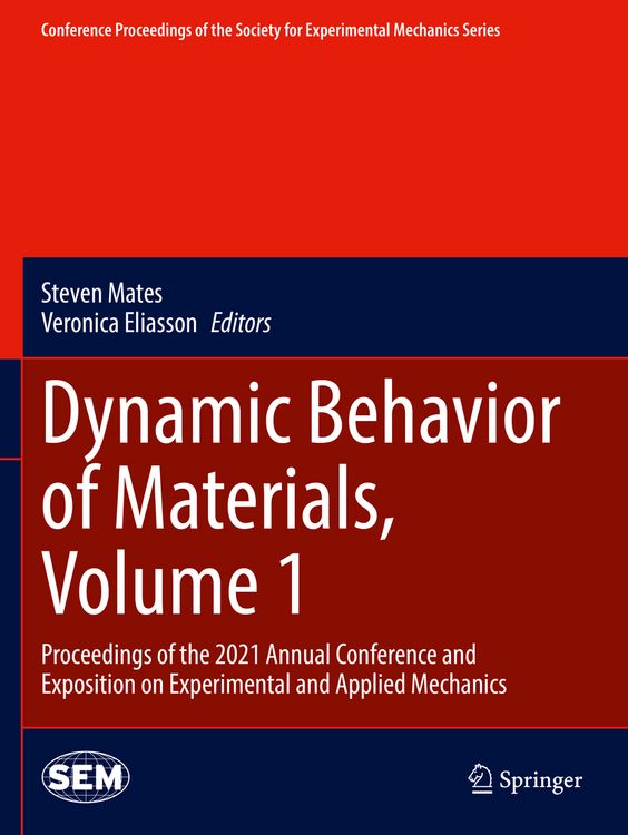 Produktbild: Dynamic Behavior of Materials, Volume 1