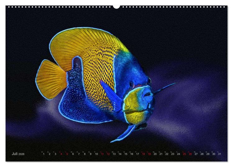 Produktbild: Artwork Unterwasser - Erlebnis Tauchen (hochwertiger Premium Wandkalender 2026 DIN A2 quer), Kunstdruck in Hochglanz