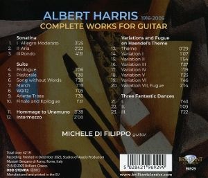 Produktbild: Harris:Complete Works for Guitar