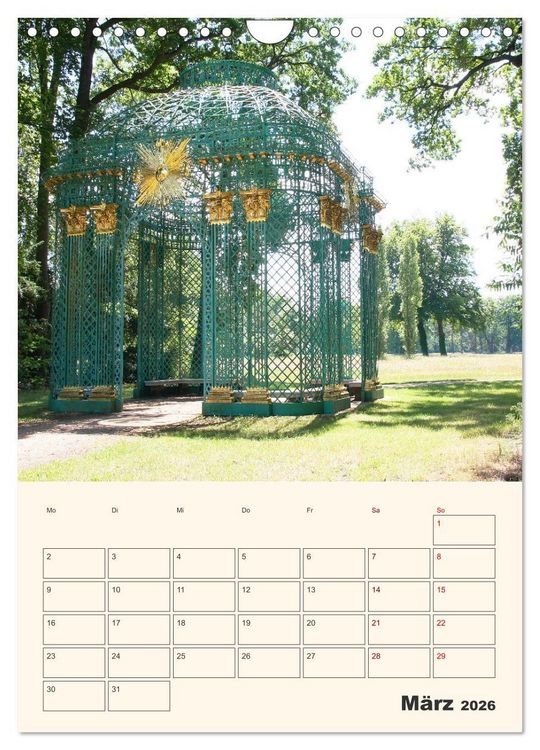 Produktbild: Park Sanssouci und Park Babelsberg (Wandkalender 2026 DIN A4 hoch), CALVENDO Monatskalender