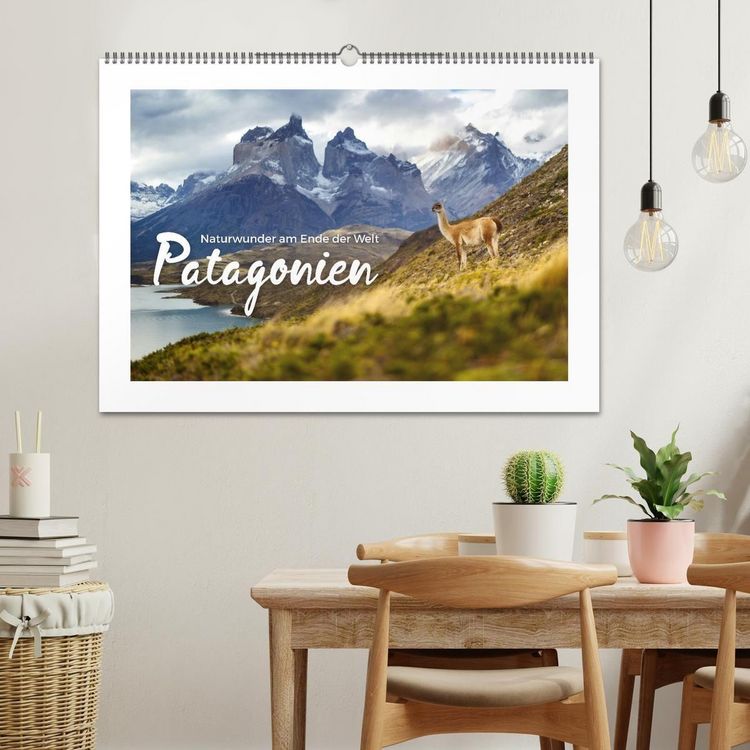 Produktbild: Patagonien - Naturwunder am Ende der Welt (Wandkalender 2026 DIN A2 quer), CALVENDO Monatskalender