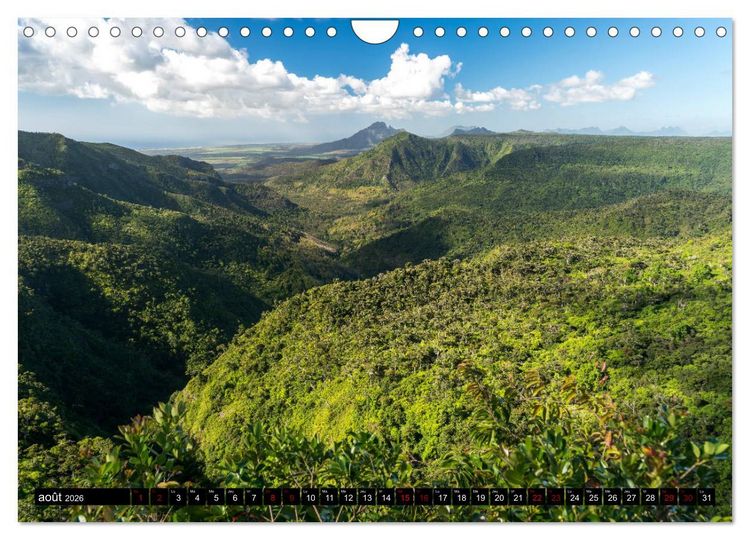 Produktbild: Maurice - l'Oc&eacute;an Indien (Calendrier mural 2026 DIN A4 vertical), CALVENDO calendrier mensuel