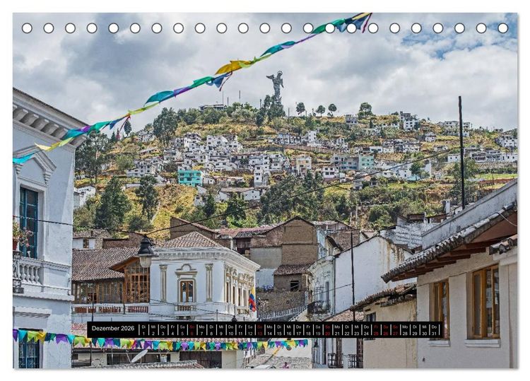 Produktbild: Ecuador (Tischkalender 2026 DIN A5 quer), CALVENDO Monatskalender