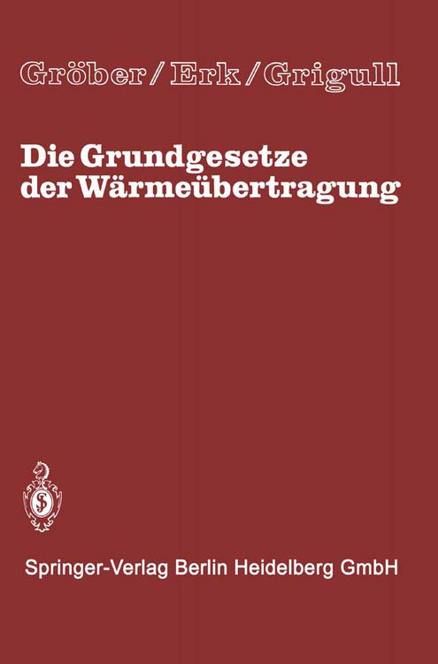 Produktbild: Die Grundgesetze der W&auml;rme&uuml;bertragung