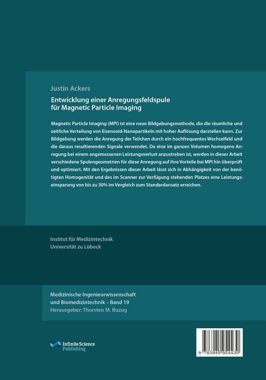 Produktbild: Entwicklung einer Anregungsfeldspule f&uuml;r Magnetic Particle Imaging