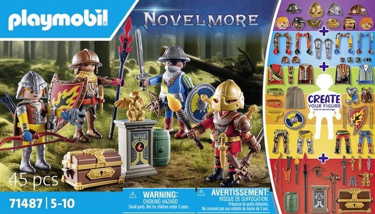 Produktbild: PLAYMOBIL 71487 - Novelmore - My Figures: Ritter von Novelmore