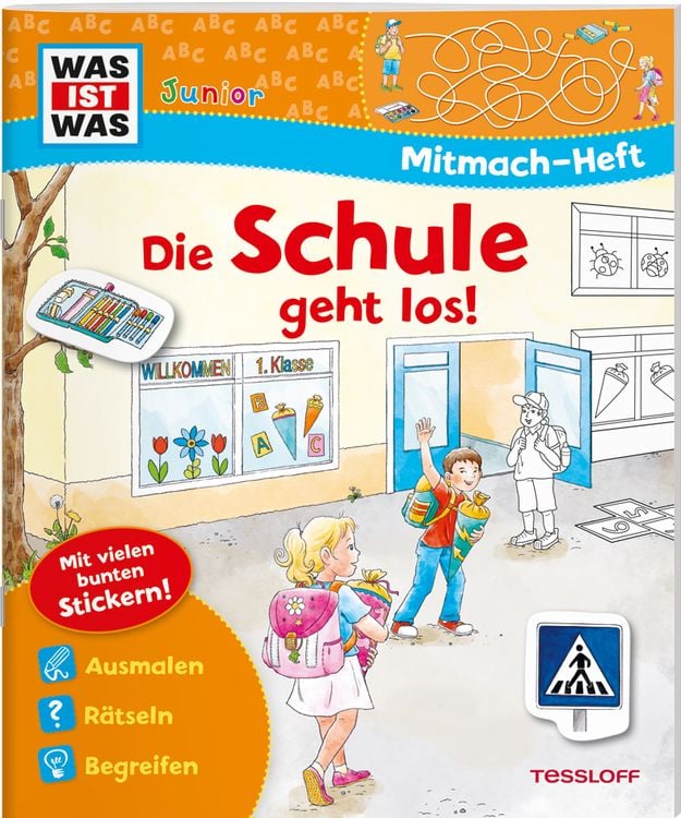 Bild vom Artikel WAS IST WAS Junior Mitmach-Heft Die Schule geht los! vom Autor Sabine Schuck
