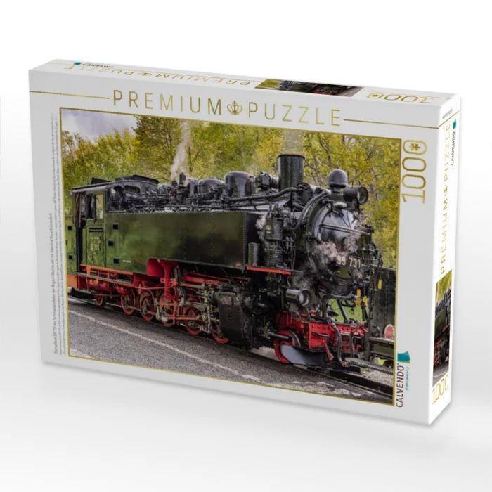 Produktbild: CALVENDO Puzzle Dampflock 99 731 der Schmalspurbahn der Region Oberlausitz im Bahnhof Kurort Jonsdorf. | 1000 Teile Lege-Gr&ouml;&szlig;e 64x48cm Foto-Puzzle f&uuml;r gl&uuml;ckliche Stunden