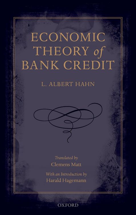 Produktbild: Economic Theory of Bank Credit