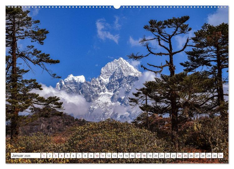 Produktbild: Nepal- Trekking durchs Hochgebirge (hochwertiger Premium Wandkalender 2026 DIN A2 quer), Kunstdruck in Hochglanz
