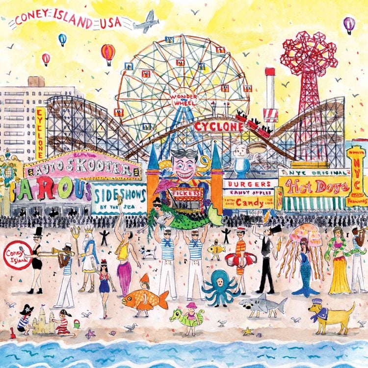 Produktbild: Michael Storrings Summer at the Amusement Park 500 Piece Puzzle