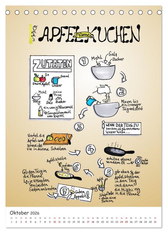 Produktbild: Vegankalender (Tischkalender 2026 DIN A5 hoch), CALVENDO Monatskalender