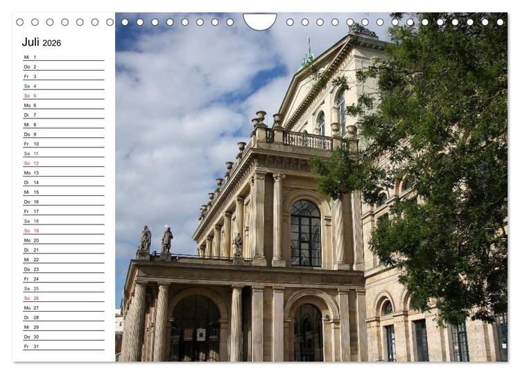 Produktbild: Hannover erleben (Wandkalender 2026 DIN A4 quer), CALVENDO Monatskalender
