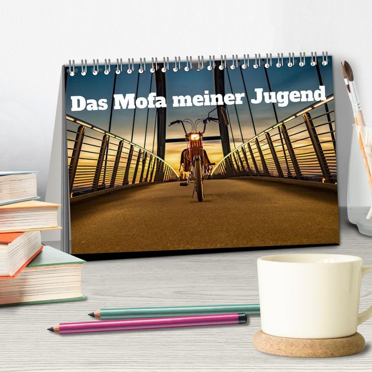 Produktbild: Das Mofa meiner Jugend (Tischkalender 2026 DIN A5 quer), CALVENDO Monatskalender