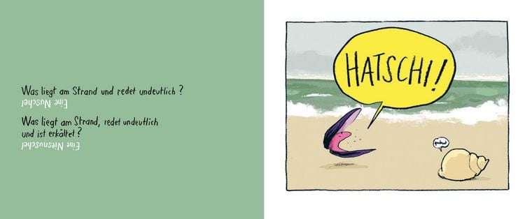 Produktbild: Was liegt am Strand und redet undeutlich?