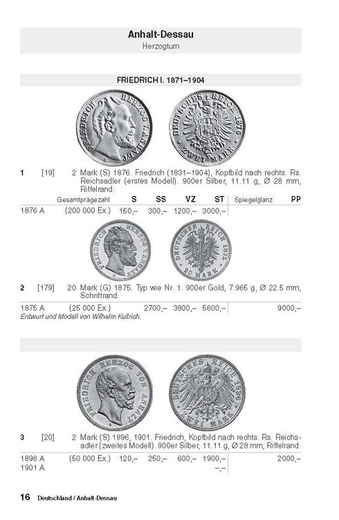 Produktbild: Kleiner deutscher M&uuml;nzkatalog