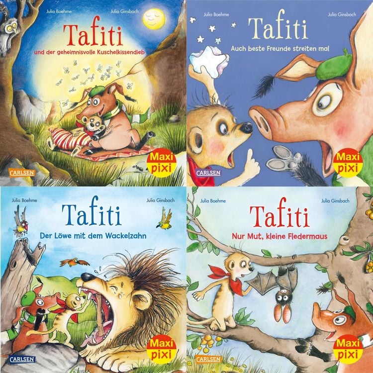 Bild vom Artikel Maxi-Pixi-4er-Set 93: Abenteuer mit Tafiti (4x1 Exemplar) vom Autor Julia Boehme