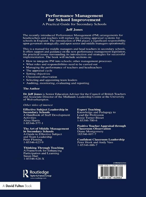 Produktbild: Performance Management for School Improvement