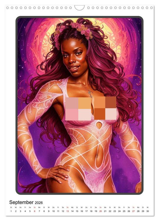 Produktbild: Modefantasien (Wandkalender 2026 DIN A3 hoch), CALVENDO Monatskalender
