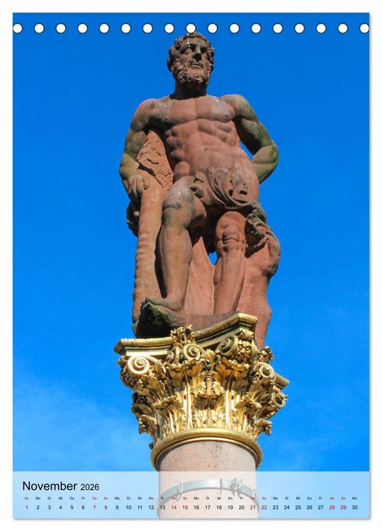 Produktbild: Altes Heidelberg (Tischkalender 2026 DIN A5 hoch), CALVENDO Monatskalender
