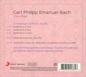 Produktbild: C.P.E. Bach: Sinfonien