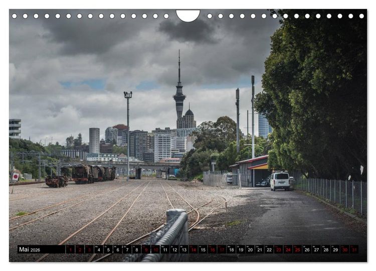 Produktbild: Eisenbahn in Neuseeland (Wandkalender 2026 DIN A4 quer), CALVENDO Monatskalender